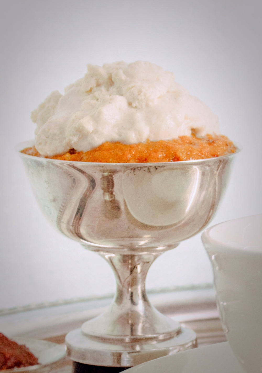 Yam Halwa with Cardamom Cream AHARA RASA GHEE