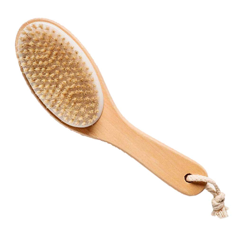 Boar bristle dry brush