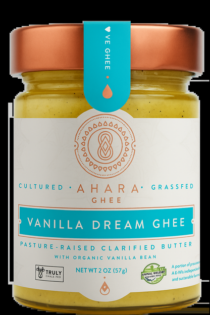 Grass-Fed Vanilla Dream Ghee | Ahara Rasa