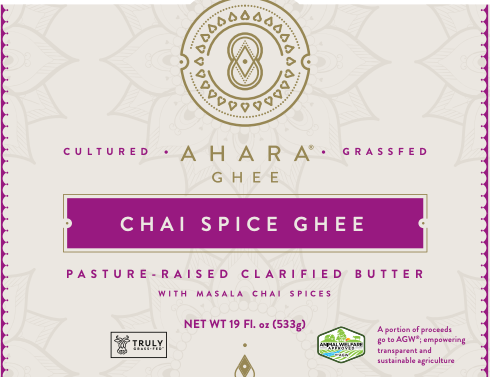 AHARA ~ Chai Spice Ghee